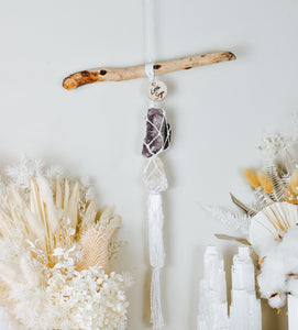 Amethyst - Calcite - Selenite