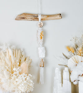 Citrine - Selenite - Golden Beryl