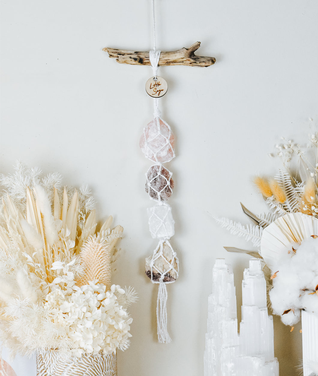 Rose Quartz - Tanzurine - Selenite - Lepidolite