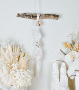 Clear Quartz - Cream Moonstone - Rose Quartz