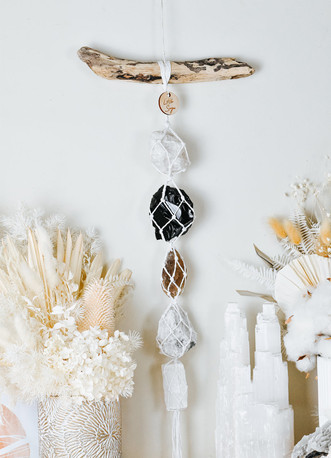 Clear Quartz - Obsidian - Smoky Quartz - Moonstone - Selenite