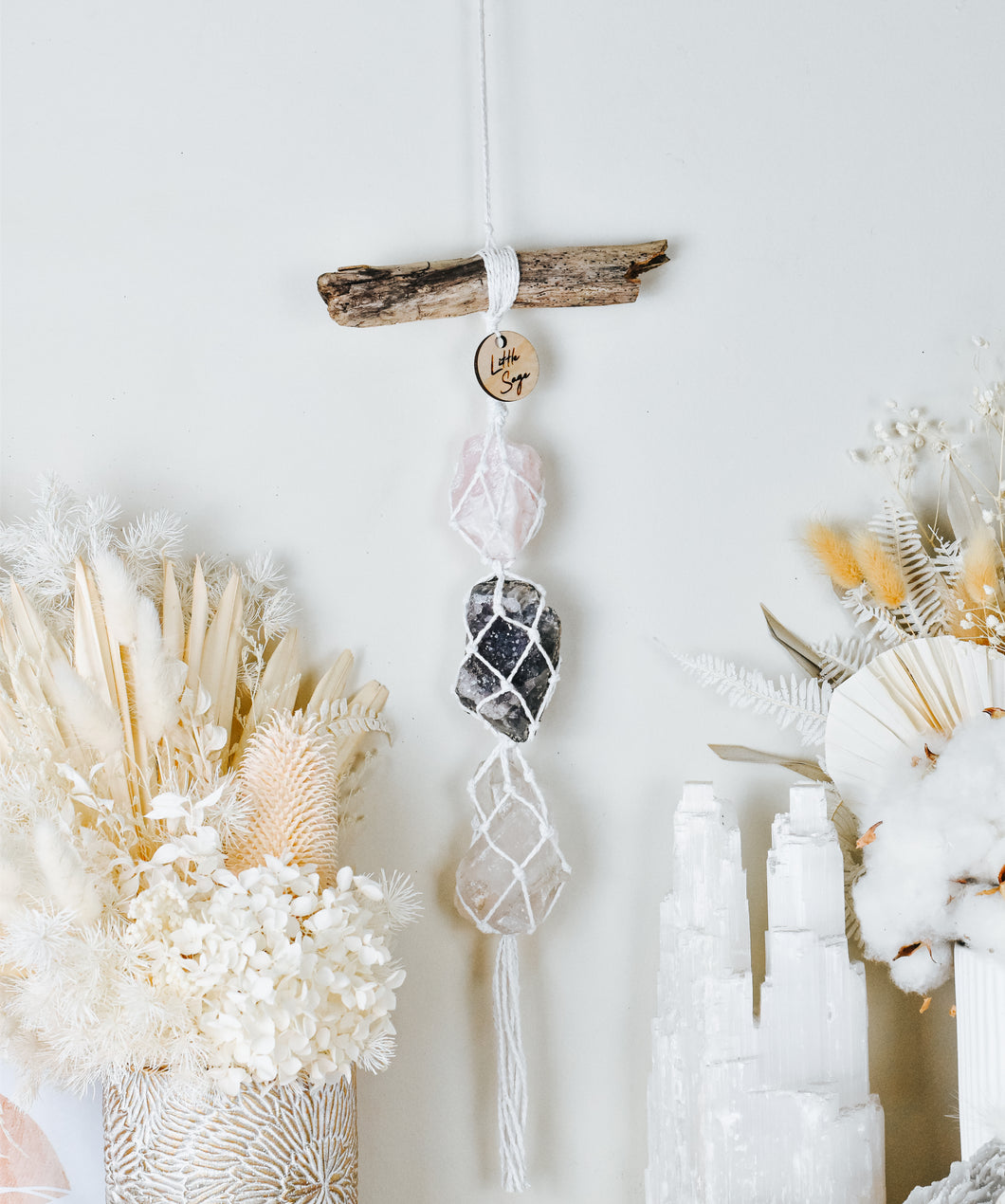 Rose Quartz - Amethyst - Clear Quartz