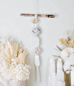 Moonstone - Calcite  - Rose Quartz - Selenite
