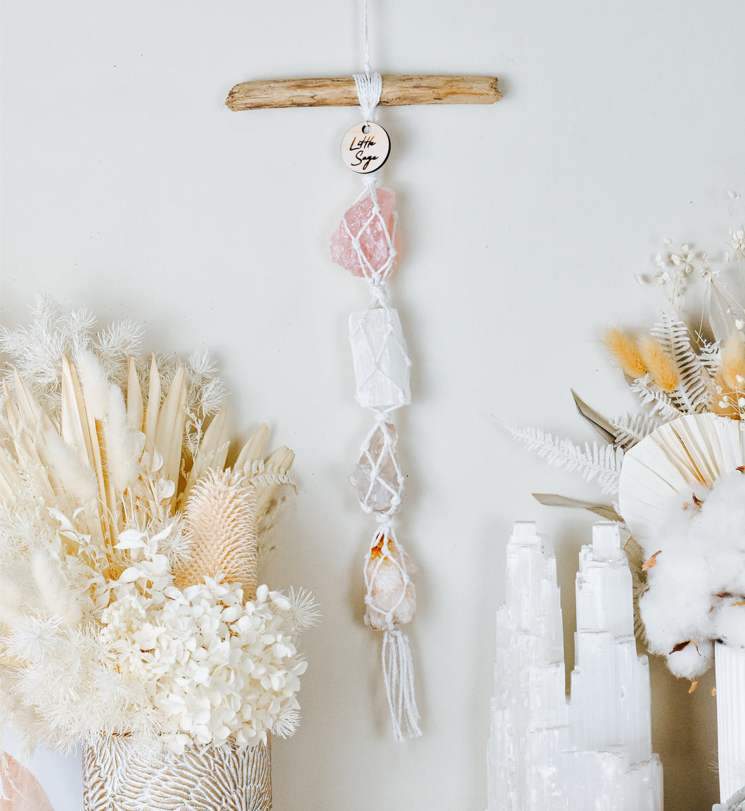 Rose Quartz - Selenite - Clear Quartz - Citrine