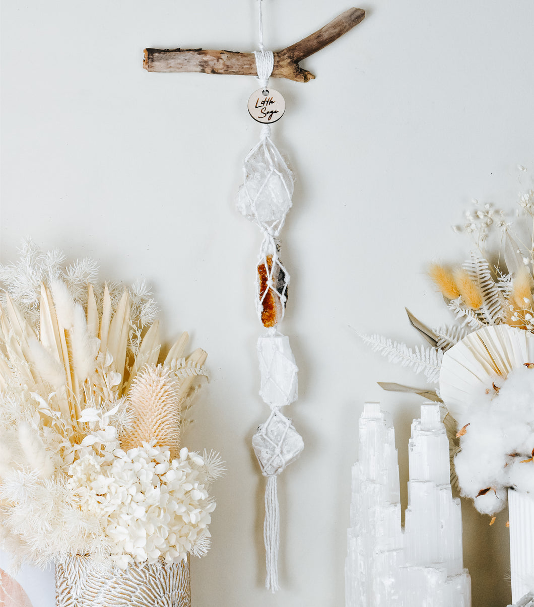 Clear Quartz - Citrine - Selenite - Moonstone