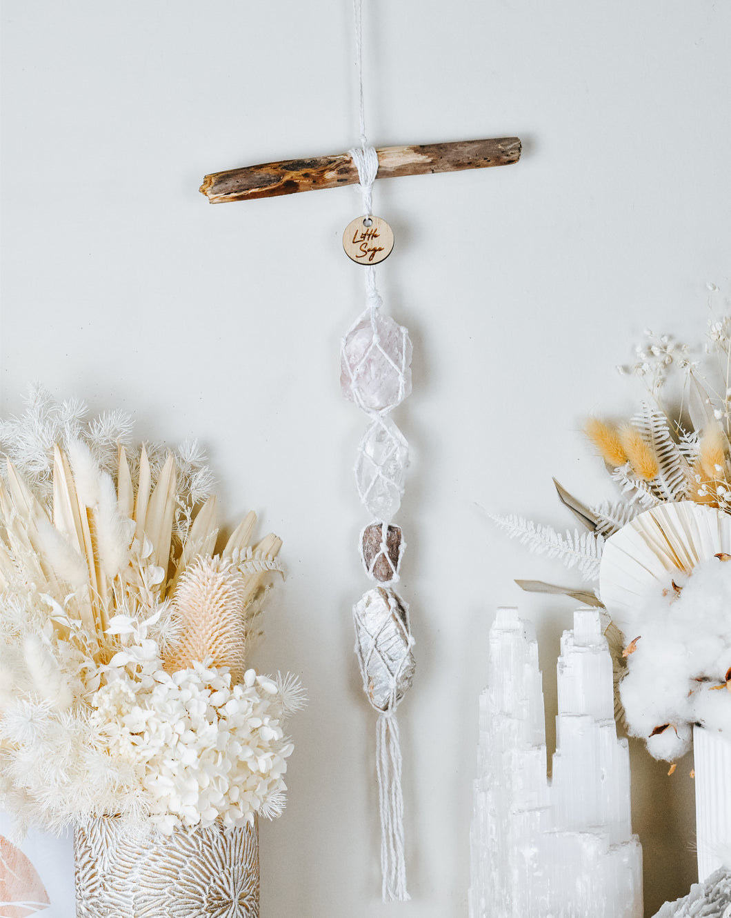 Rose Quartz - Clear Quartz - Tanzurine - Moonstone