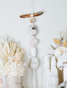 Pink Amethyst - Rose Quartz - Selenite - Clear Quartz