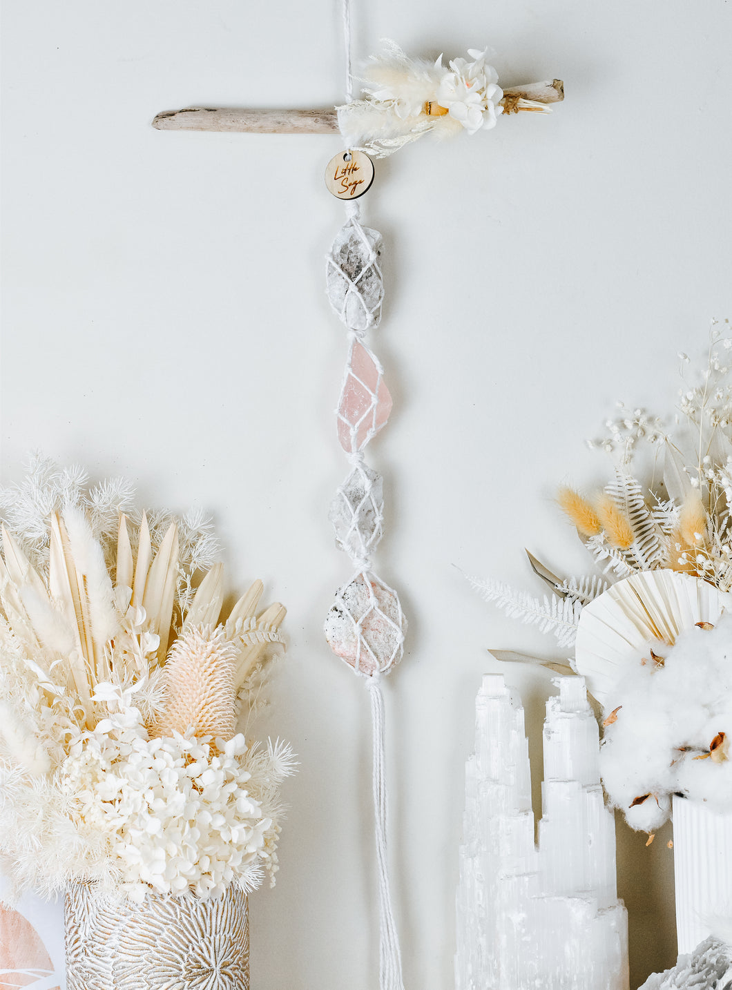 Moonstone - Rose Quartz - Clear Quartz - Sunstone