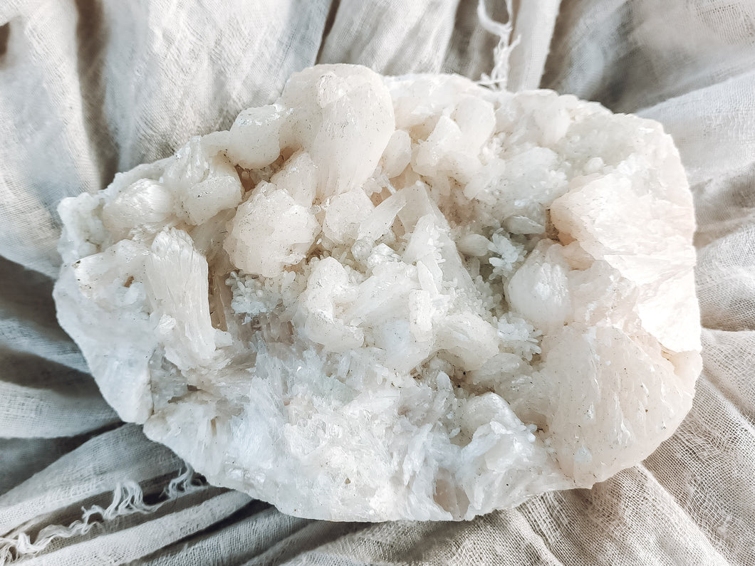 Apophyllite and Stilbite Cluster. Only one available.