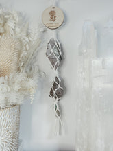 Load image into Gallery viewer, Birth Flower + Crystal Wall Hanging
