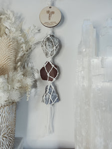 Birth Flower + Crystal Wall Hanging