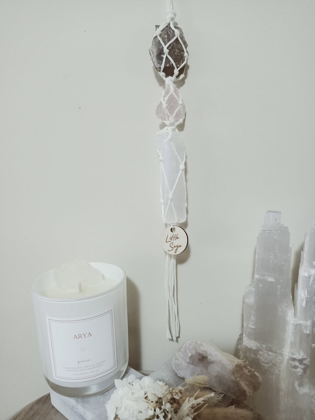 Smoky Quartz - Rose Quartz - Selenite - Petite