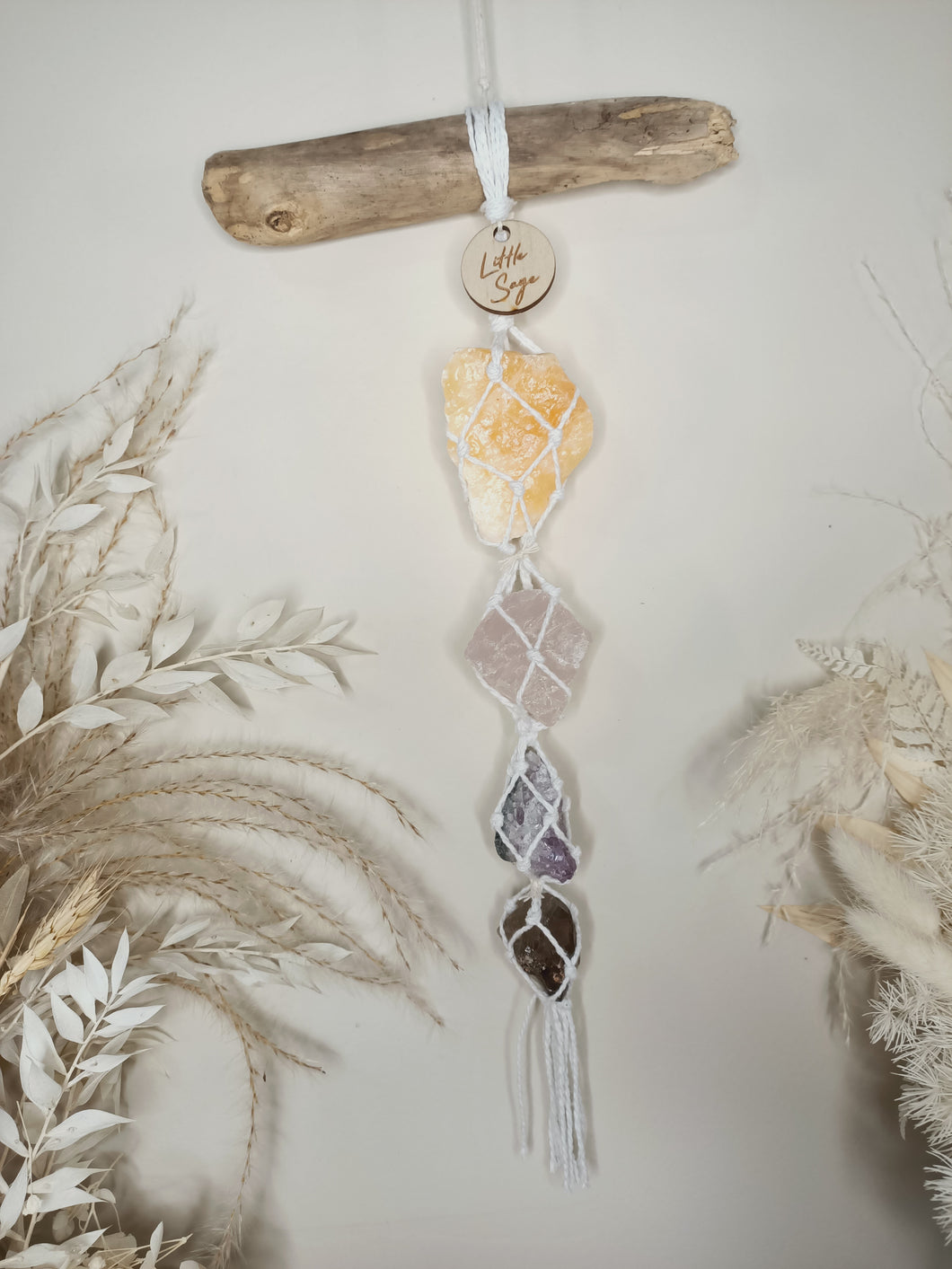 Calcite - Rose Quartz - Amethyst - Smoky Quartz