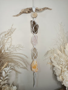 Smoky Quartz - Rose Quartz - Clear Quartz Generator - Calcite