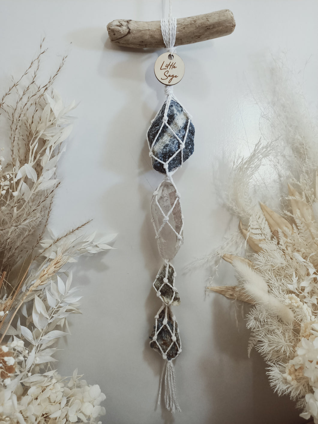 Sodalite - Clear Quartz Generator - Golden Beryl - Kyanite