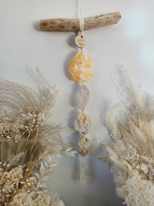 Orange Calcite - Clear Quartz - Citrine - Golden Beryl