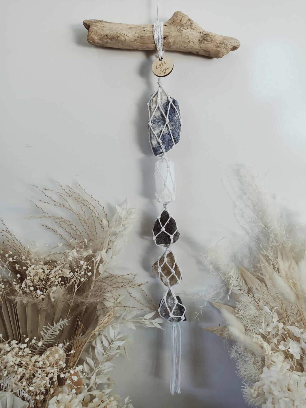 Sodalite - Selenite - Iolite - Smoky Quartz - Amethyst