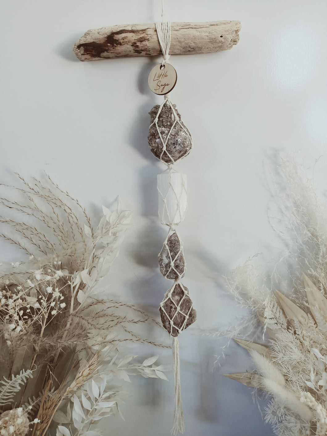 Lepidolite - Selenite - Mica