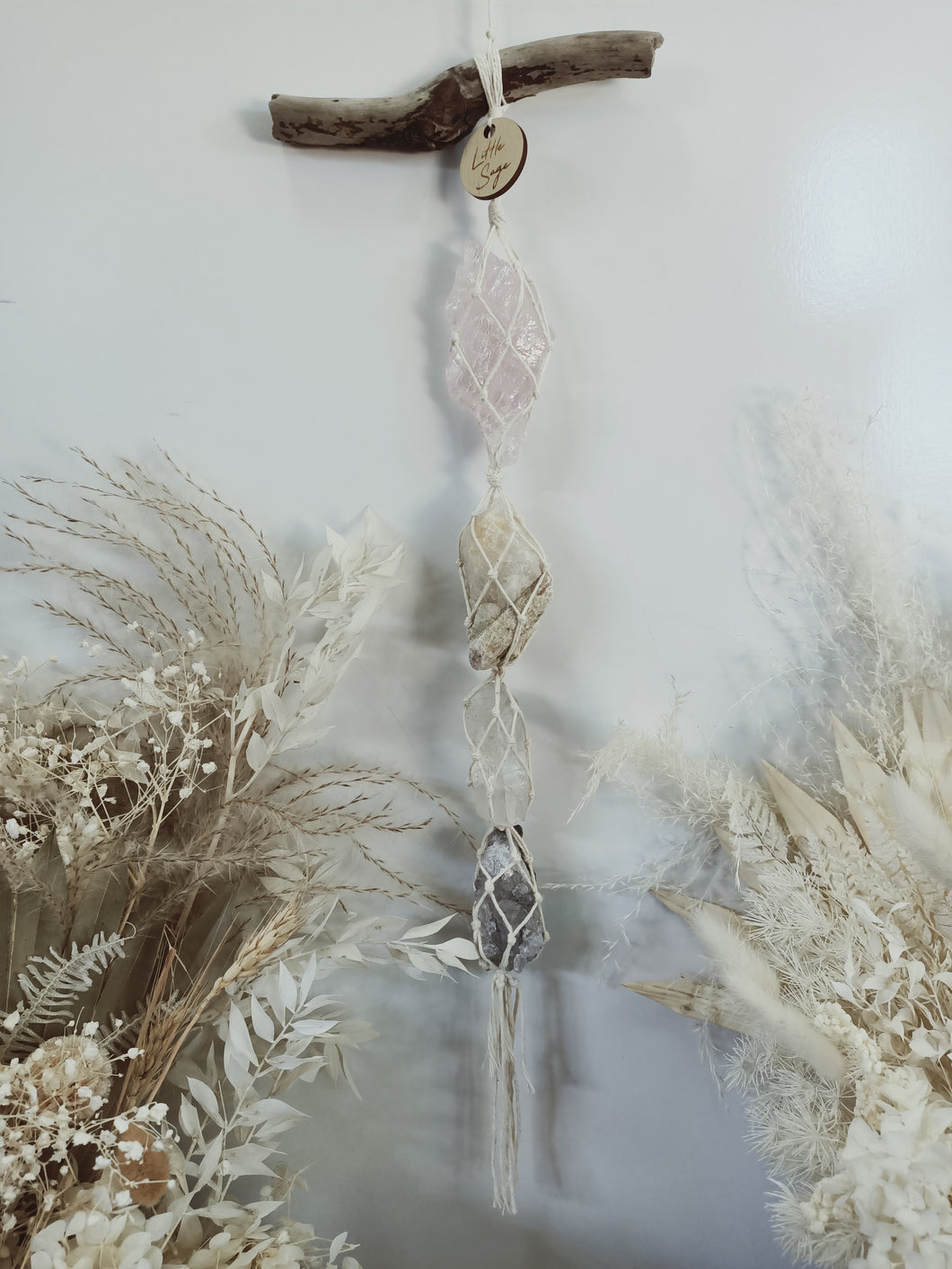 Rose Quartz - Green Tourmaline - Clear Quartz - Amethyst