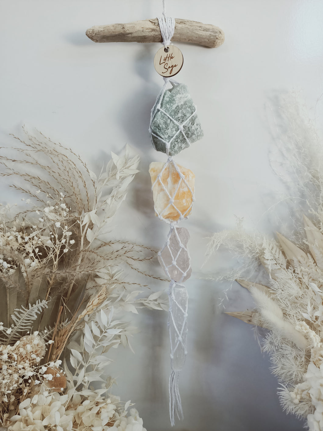 Blue Quartz - Calcite - Rose Quartz - Selenite