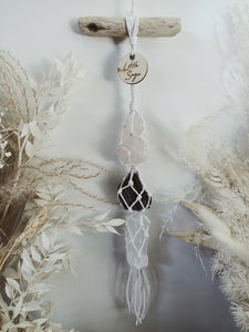 Rose Quartz - Obsidian - Selenite