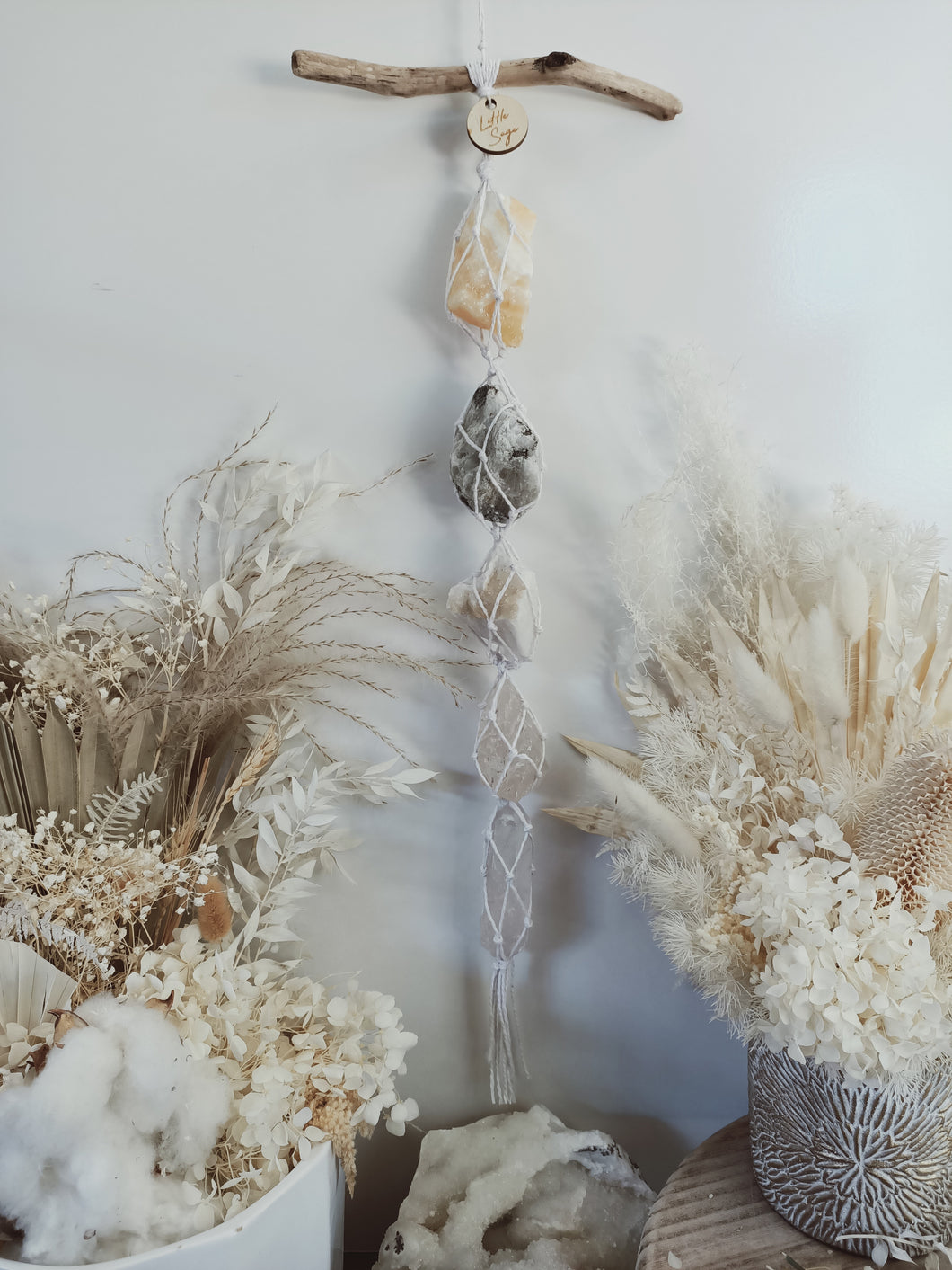 Calcite - Moonstone - Citrine - Rose Quartz - Clear Quartz