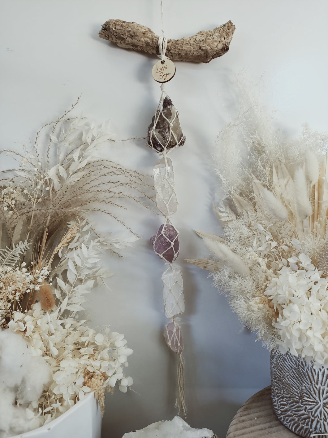 Lepidolite - Clear Quartz - Amethyst - Selenite - Rose Quartz
