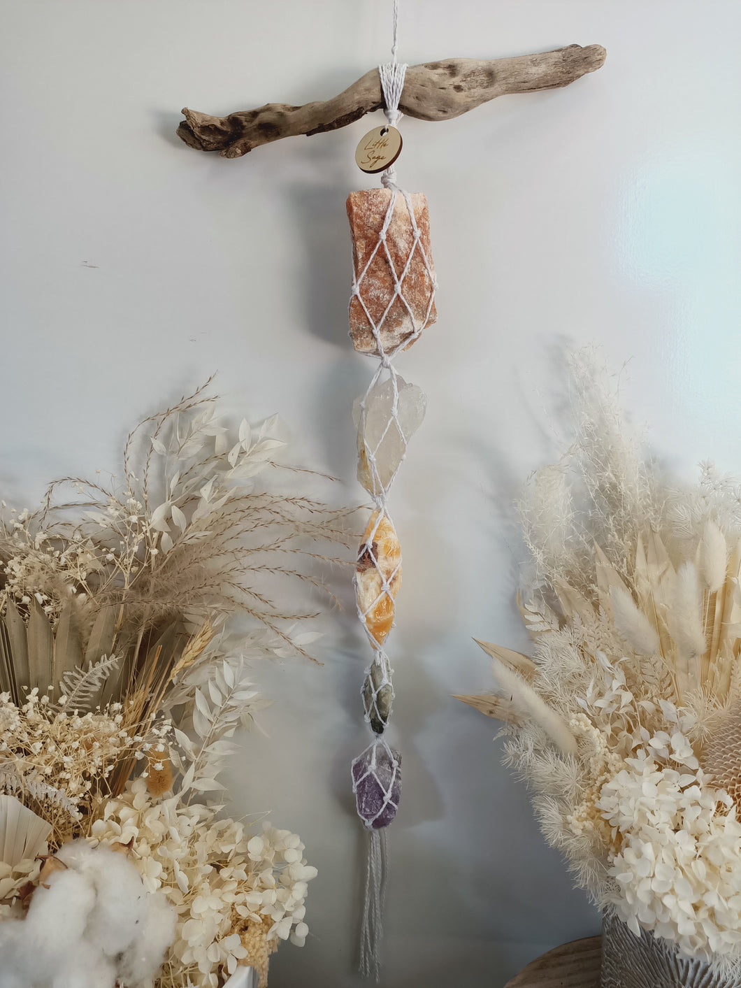 Sunstone - Clear Quartz - Calcite - Green Tourmaline - Amethyst