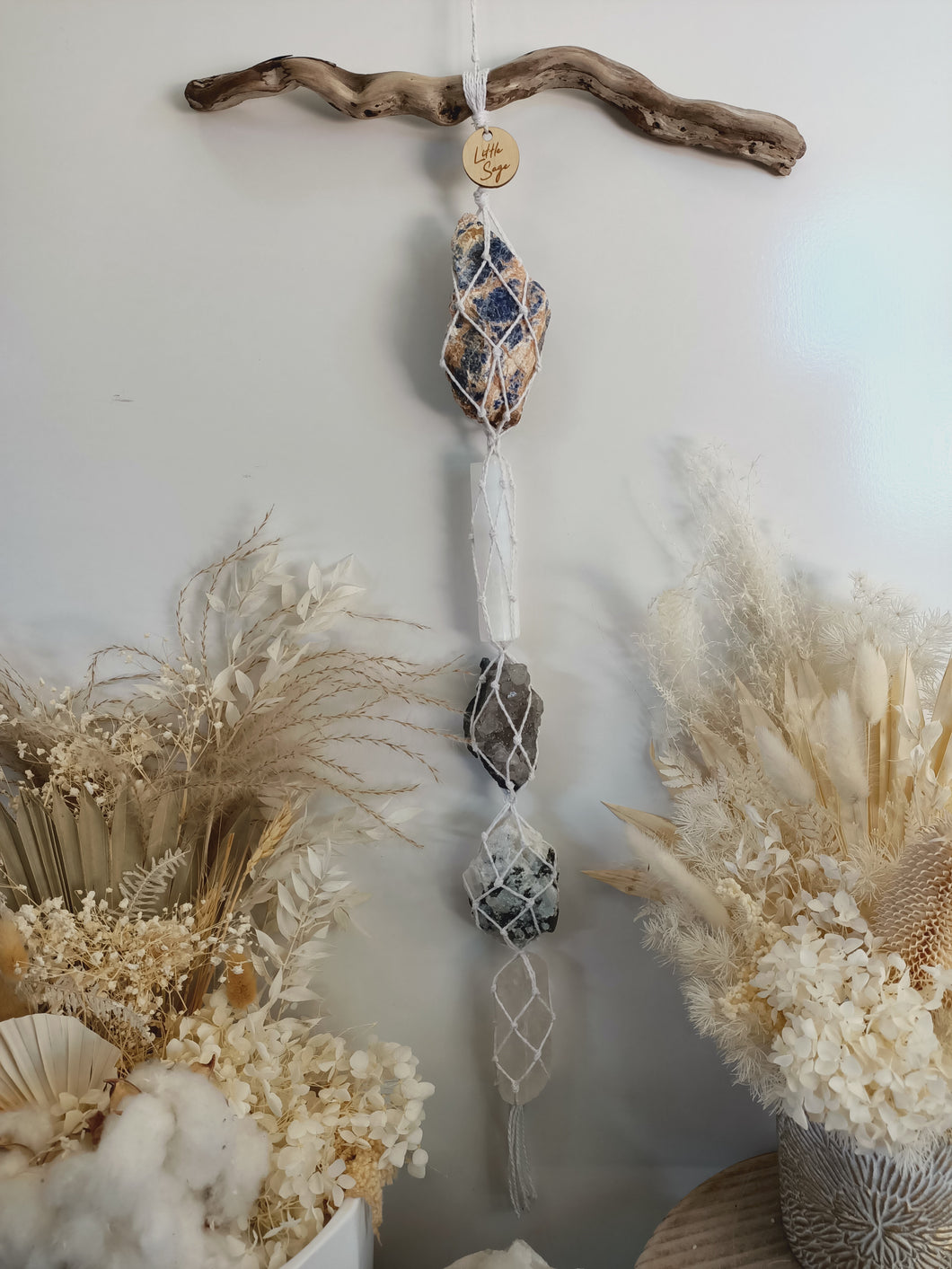 Sodalite - Selenite - Amethyst - Moonstone - Clear Quartz