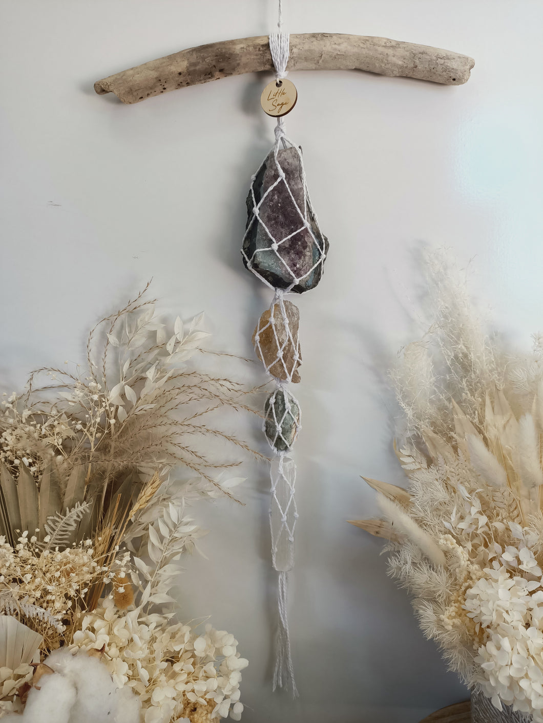 Amethyst - Calcite - Blue Quartz - Selenite