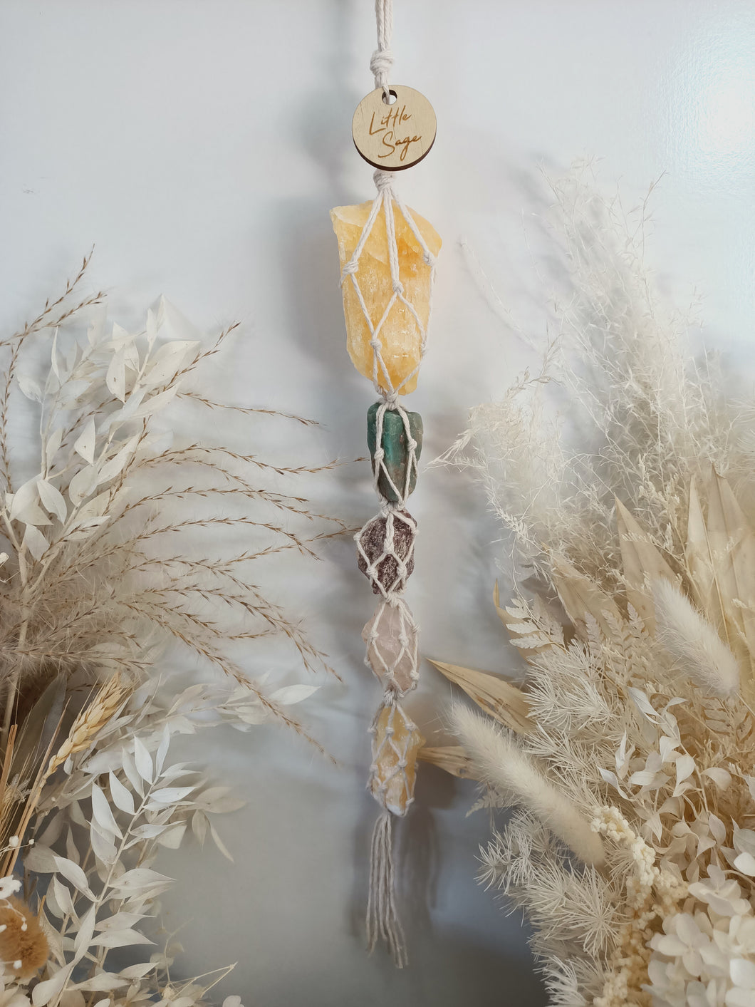 Calcite - Amazonite - Lepidolite - Rose Quartz