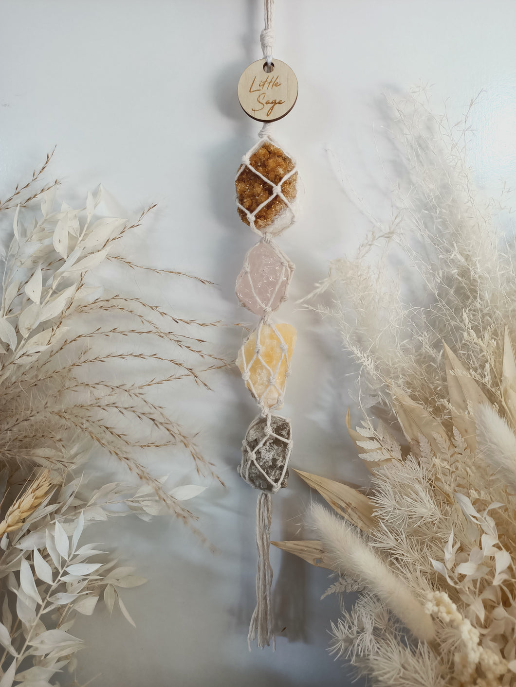Citrine - Rose Quartz - Calcite - Smoky Quartz