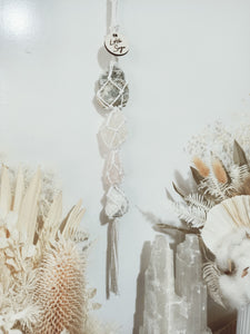 Golden Beryl - White Calcite - Rose Quartz - Moonstone Petite Droplet