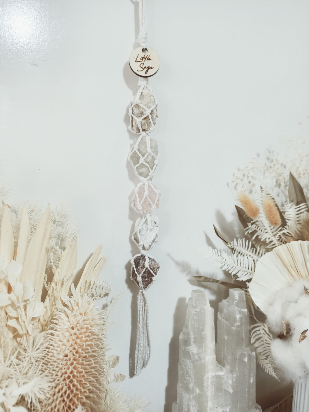 Cream Moonstone - Green Rutile - Rose Quartz - Rainbow Moonstone - Tanzurine Petite Droplet