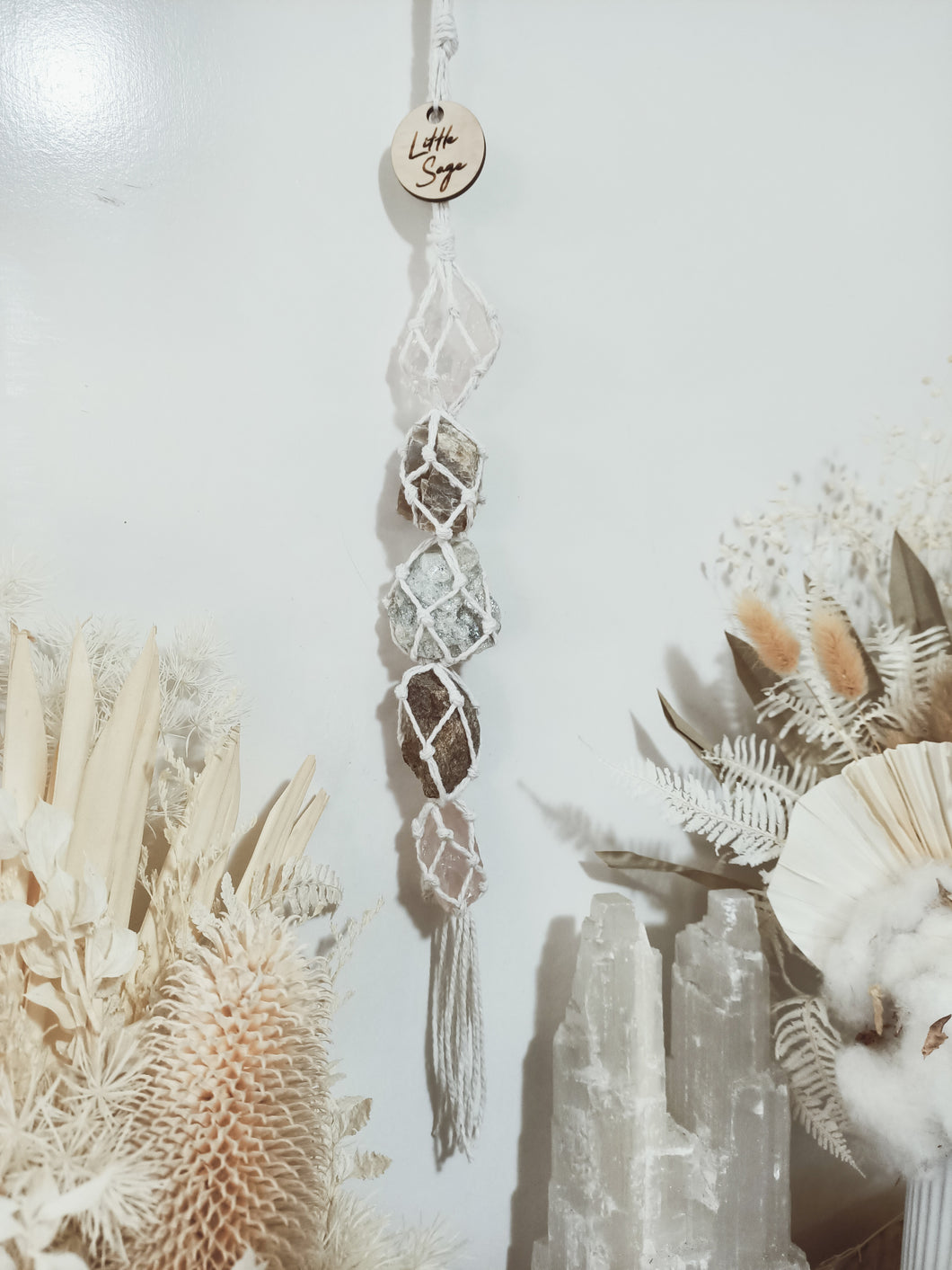Rose Quartz - Cream Moonstone - Golden Beryl - Spinel Matrix Rose Quartz Petite Droplet