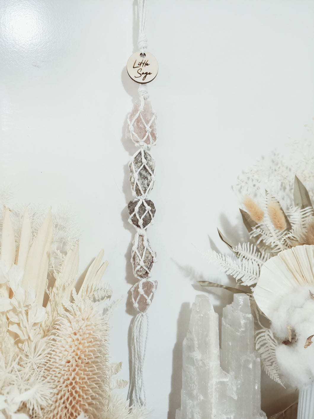 Rose Quartz - Golden Beryl - Spinel Matrix - Tanzurine - Rose Quartz Petite Droplet