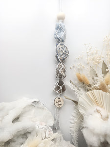 Blue Calcite - Sodalite - Spinel Matrix - Smoky Quartz Petite