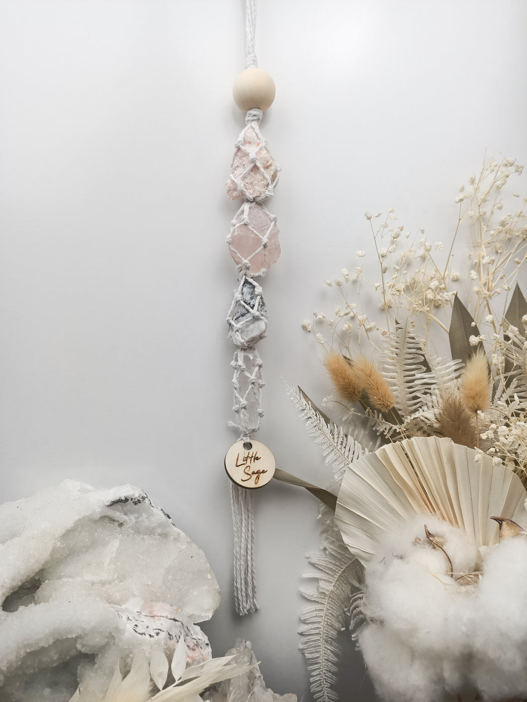 Sunstone - Rose Quartz - Moonstone - White Calcite  Petite