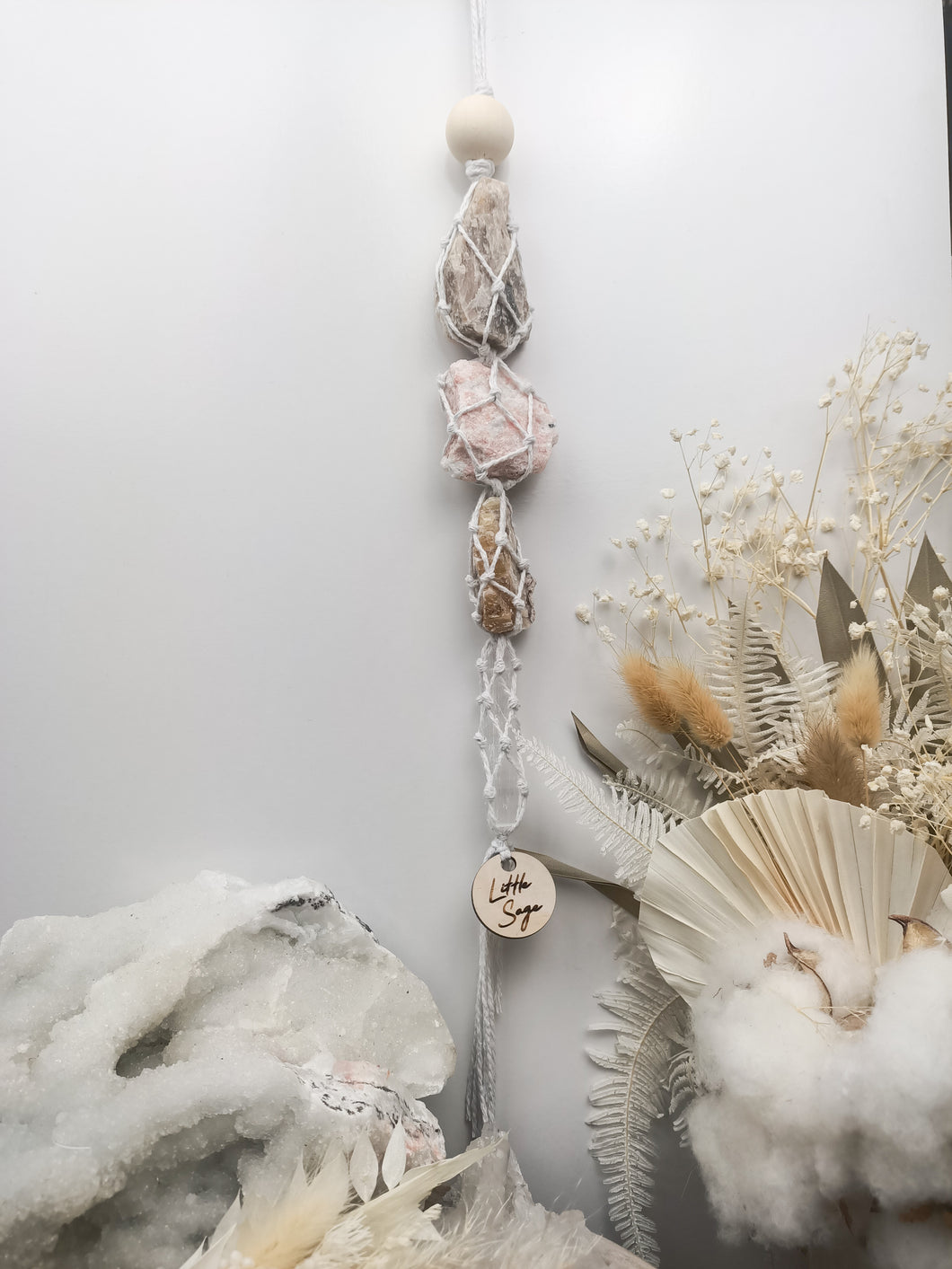 Cream Moonstone - Sunstone - Golden Beryl - Selenite Petite