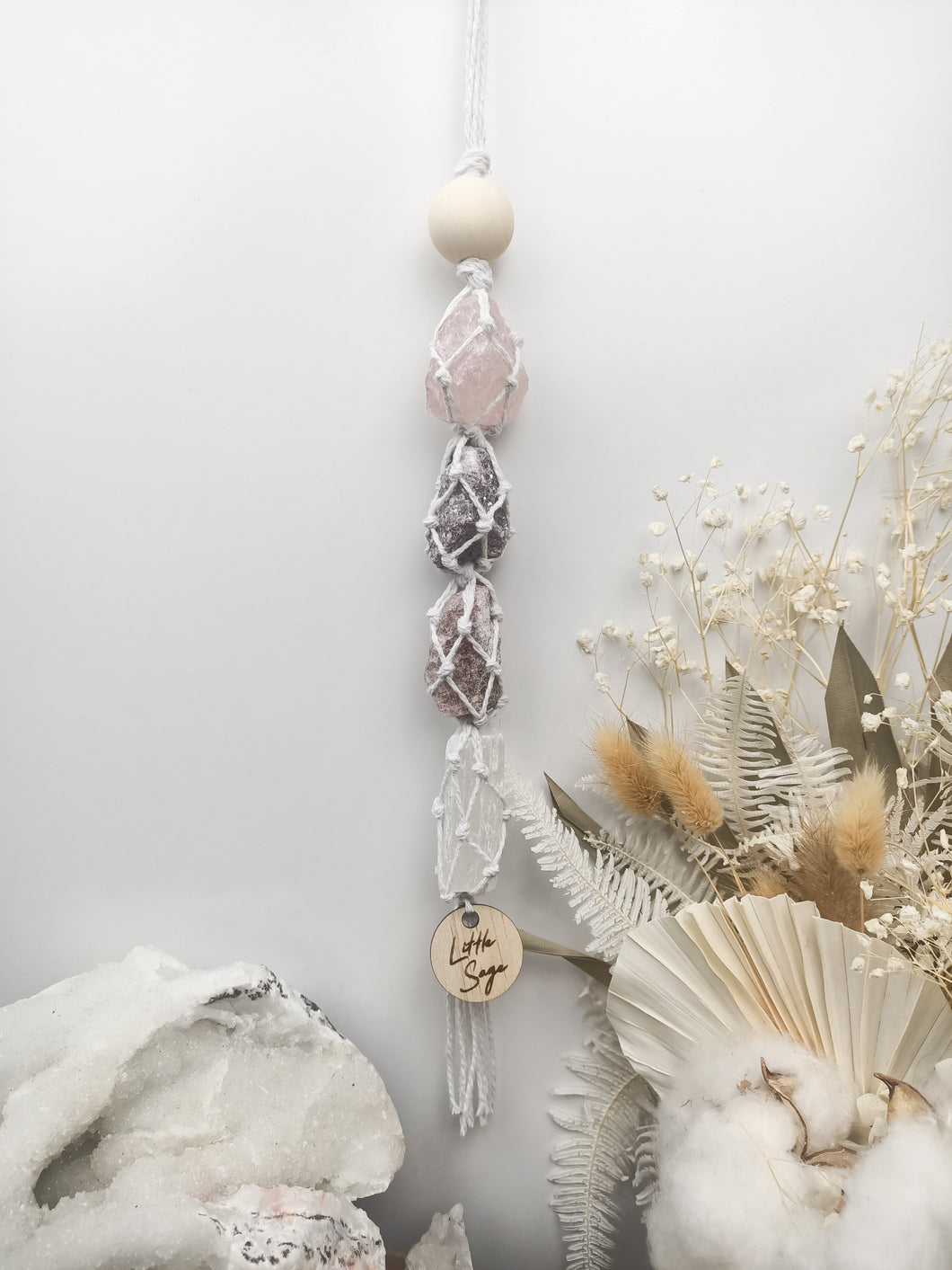 Rose Quartz - Spinel Matrix - Tanzurine - Selenite Petite