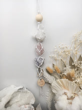 Load image into Gallery viewer, Clear Quartz Cluster - Rose Quartz - Tanzurine - Cream Moonstone Petite

