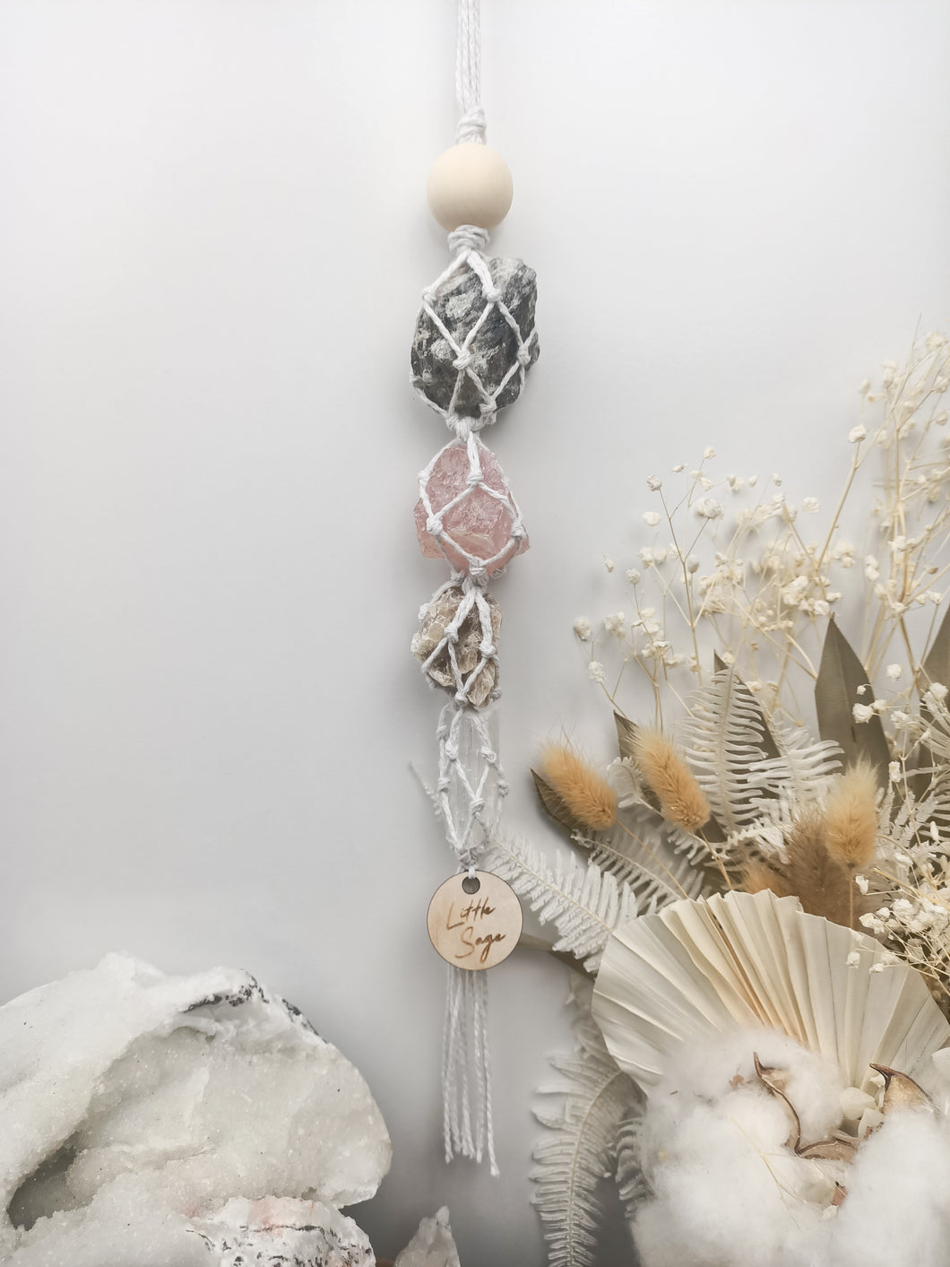 Beryl - Rose Quartz - Cream Moonstone - Selenite Petite