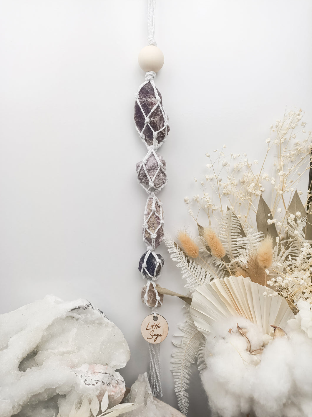 Lepidolite - Spinel Matrix - Tanzurine - Amethyst - Cream Moonstone Petite