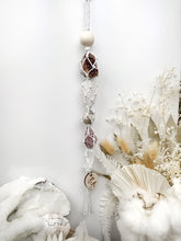 Load image into Gallery viewer, Citrine Cluster - Rose Quartz - Moonstone - Tanzurine - Selenite Petite
