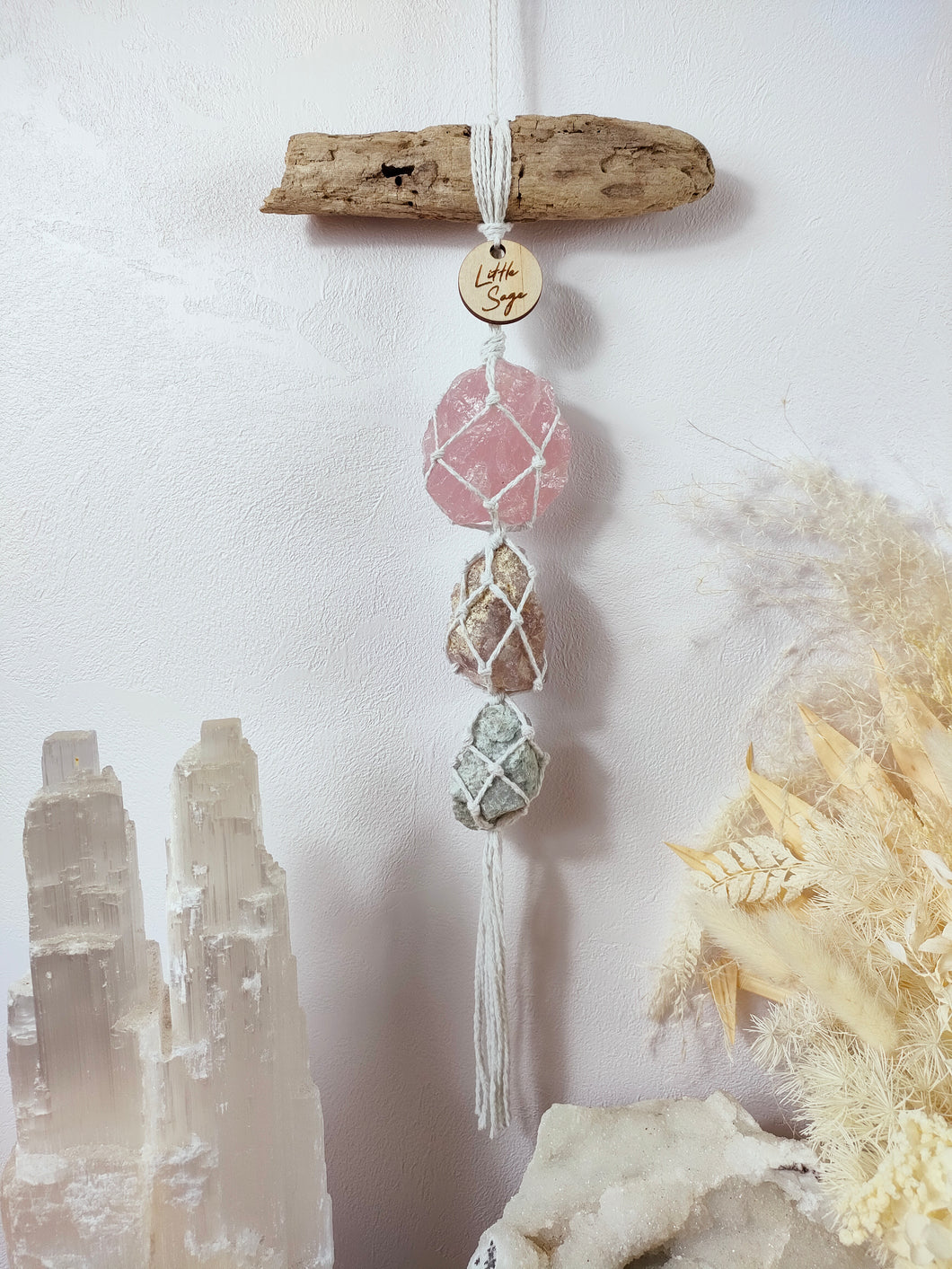 Rose Quartz - Tanzurine - Blue Calcite