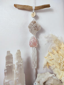 Clear Quartz - Rose Quartz - Selenite