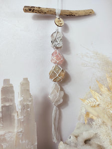 Moonstone - Rose Quartz - Cream Moonstone - Clear Quartz