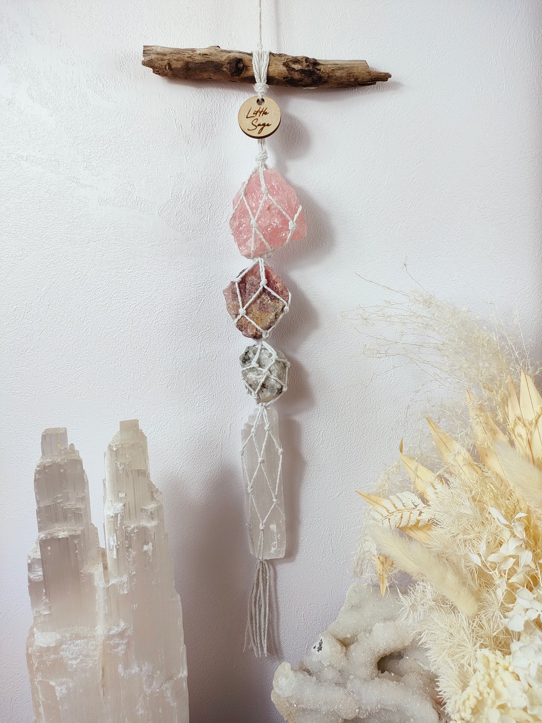 Rose Quartz - Tanzurine - Golden Beryl - Selenite