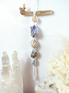 Sodalite - Cream Moonstone- Golden Beryl - Blue Calcite