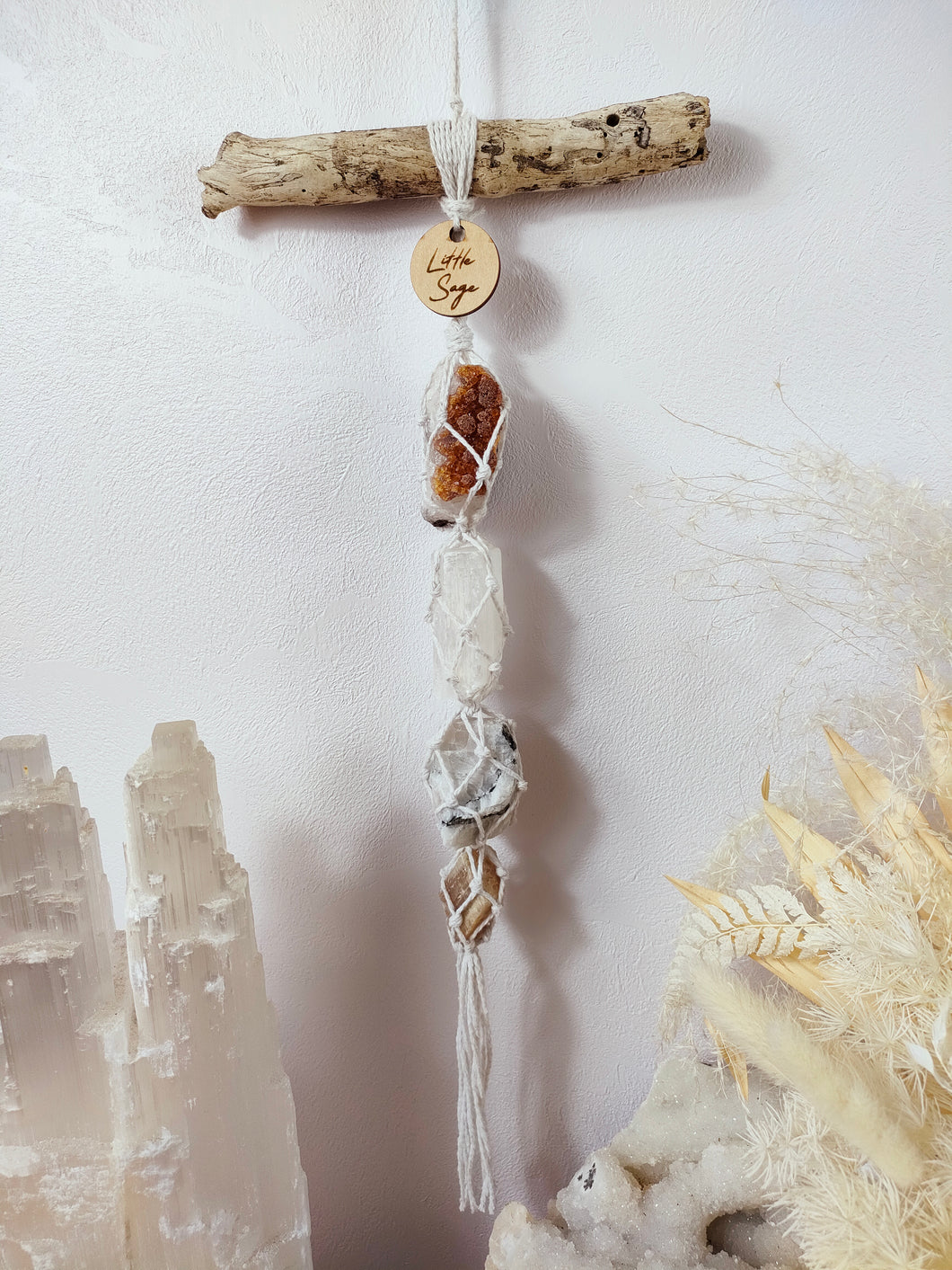 Citrine - Selenite - Rainbow Moonstone - Cream Moonstone